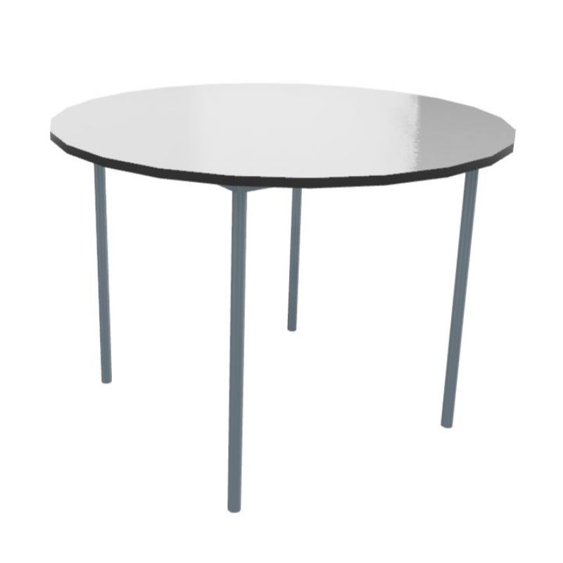 Whiteboard Top Montana Circular Heavy Duty Classroom Tables