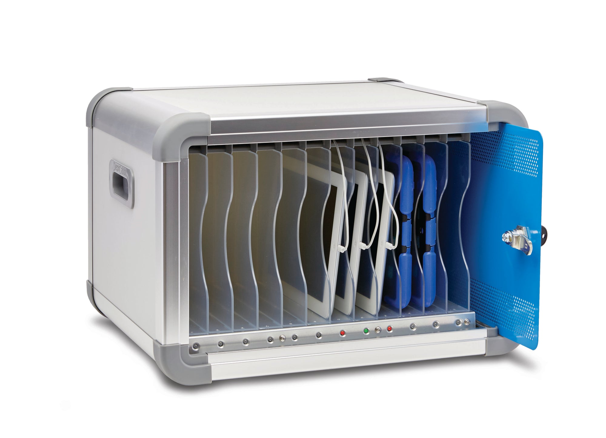 12-Device Desktop USB Charging Cabinet