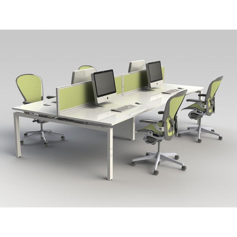 Bench Desk Standard Bench Desk System, 1600 Deep