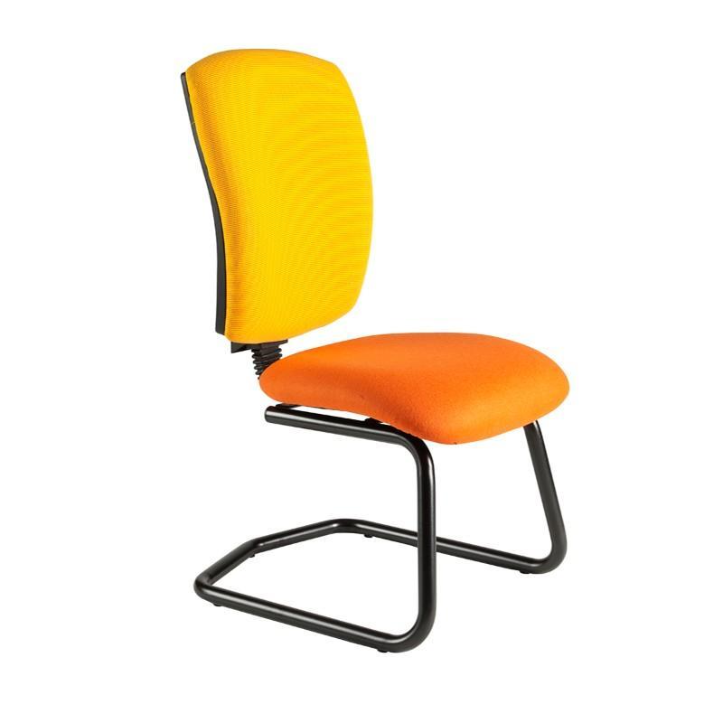 Cantilever chair No Arms / Standard / Black Hurley Squared Back Cantilever Chair No Arms / Standard / Black