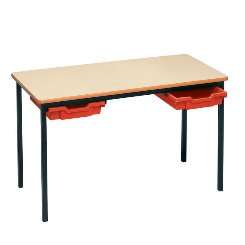 classroom tables 1100 x 550 mm / MDF Rectangular Welded Frame Tray Tables 1100 x 550 mm / MDF