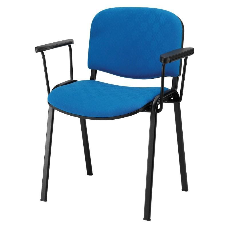 conference chair 4 Leg Chair w/PU Arms / Black Trail Chair 4 Leg Chair w/PU Arms / Black