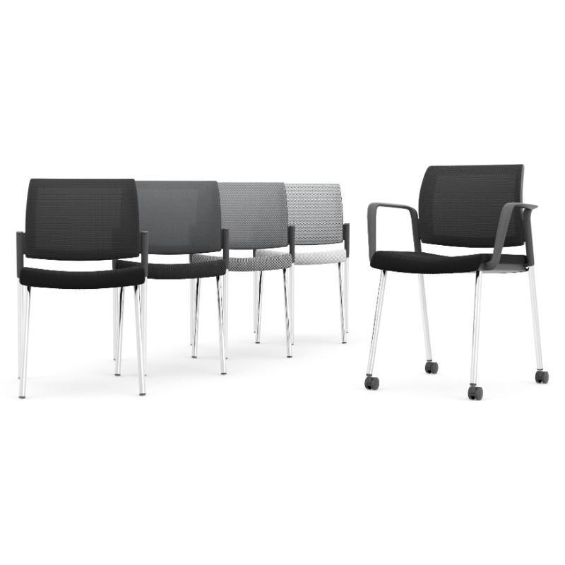 conference chair Four Leg / No Arms / Black back frame Kindle Mesh Back Conference Chair Four Leg / No Arms / Black back frame