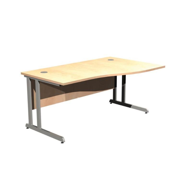 desk 1400 / Right Hand Alpine Wave Workstation 1400 / Right Hand