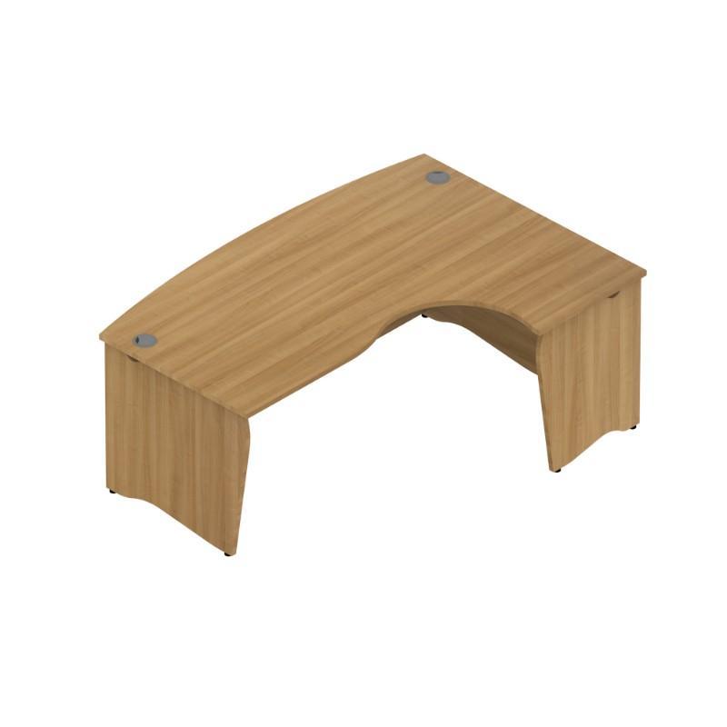 desk 1600 Colorado Executive Bow Fronted Cockpit Workstations 1600