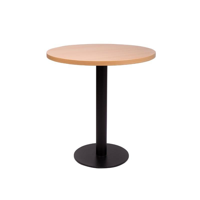 Dining Table Carafe Round Black Base Dining Table