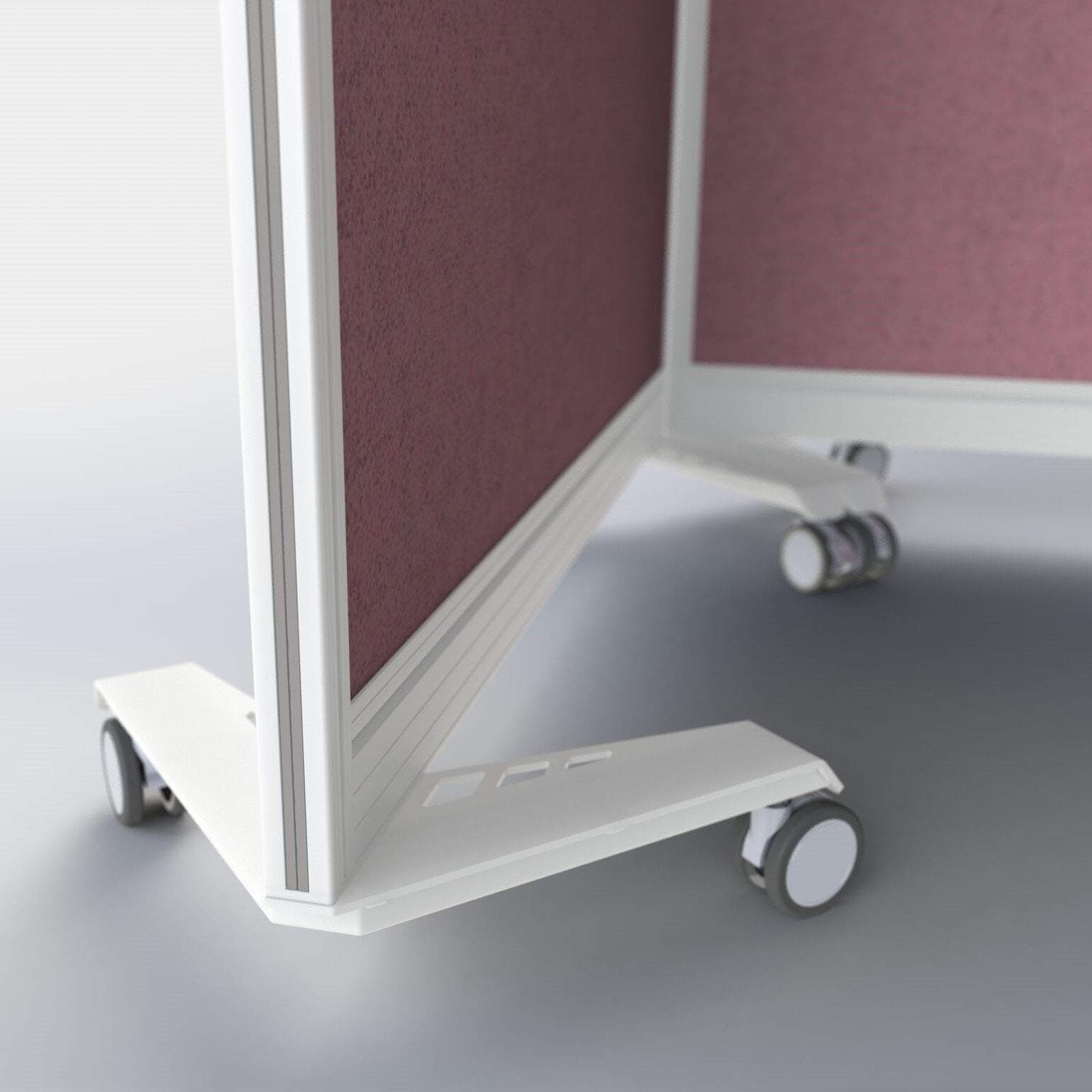 Floor Standing Screen w800 x h1500 mm Gamma Upholstered Mobile Screen w800 x h1500 mm