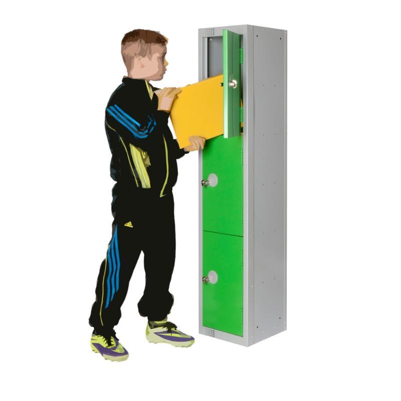 Lockers 1 / Size 1 - 300w x 300d x 1370h / Single Low Height Dura lockers 1 / Size 1 - 300w x 300d x 1370h / Single