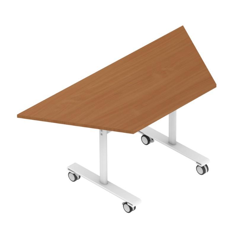 Meeting Table w1200 x d600 x h727 mm Colorado Trapezoidal Tilt Top Tables w1200 x d600 x h727 mm