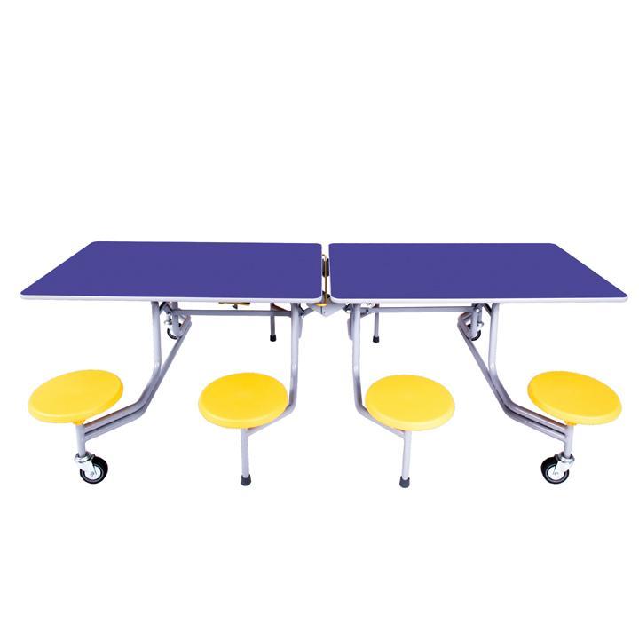 mobile folding tables Sico Rectangle Folding Tables With Stools