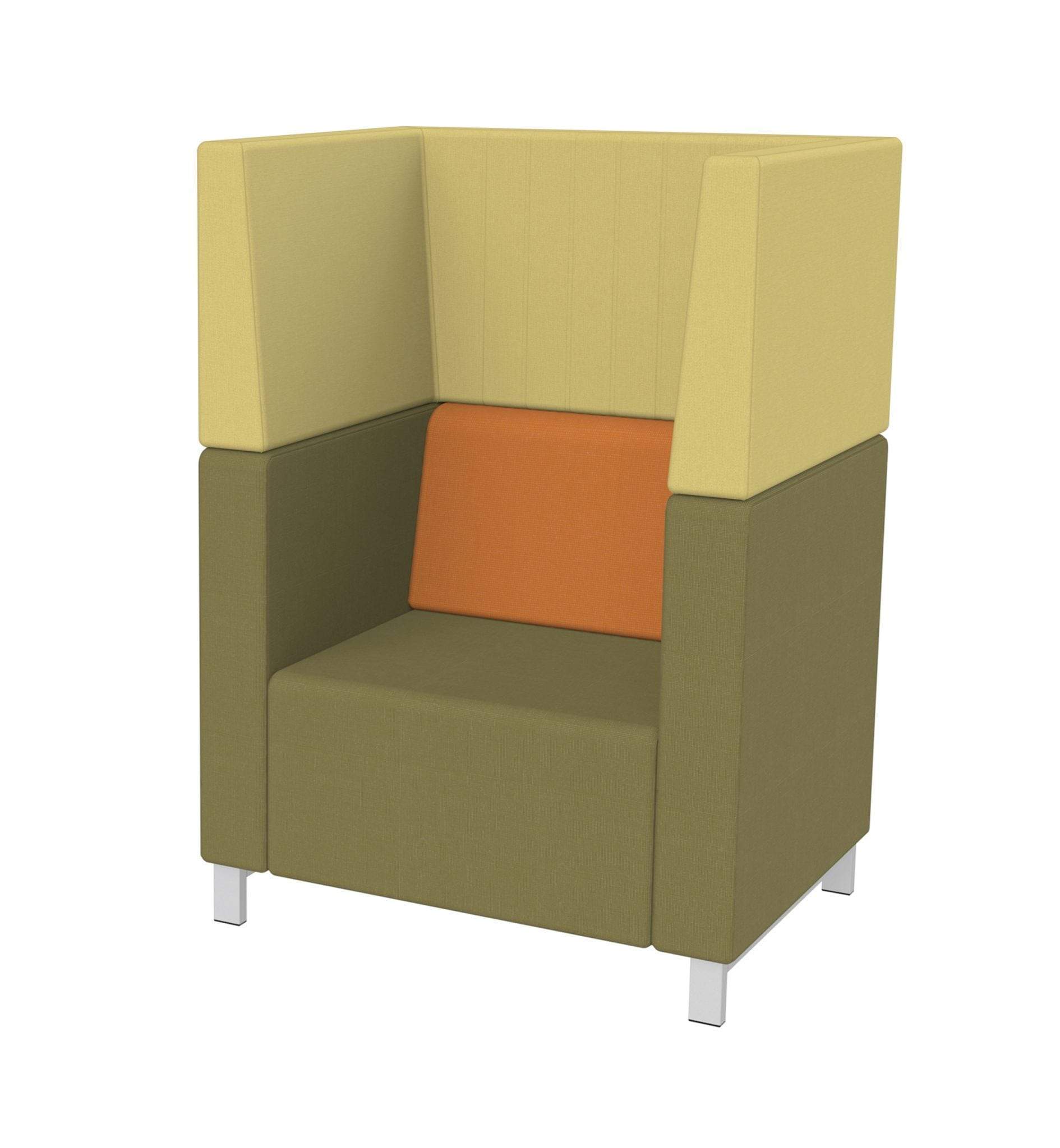 Modular Seating Single Unit, High Back Stanza High Back Seating Single Unit, High Back