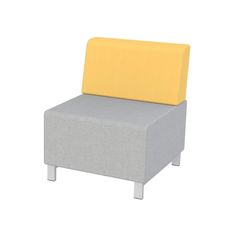 Modular Seating Single Unit w/Back Stanza Seating Single Unit w/Back
