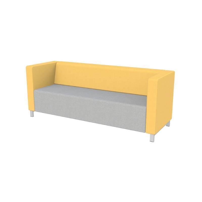 Modular Seating Triple Unit w/Back & Two Arms Stanza Seating Triple Unit w/Back & Two Arms