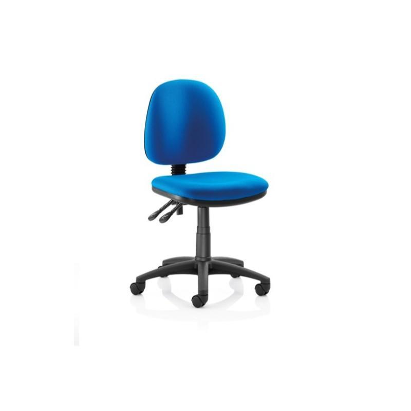 Operator Chair No Arms / Black Nylon Base Pitch High Back Operator Chair No Arms / Black Nylon Base