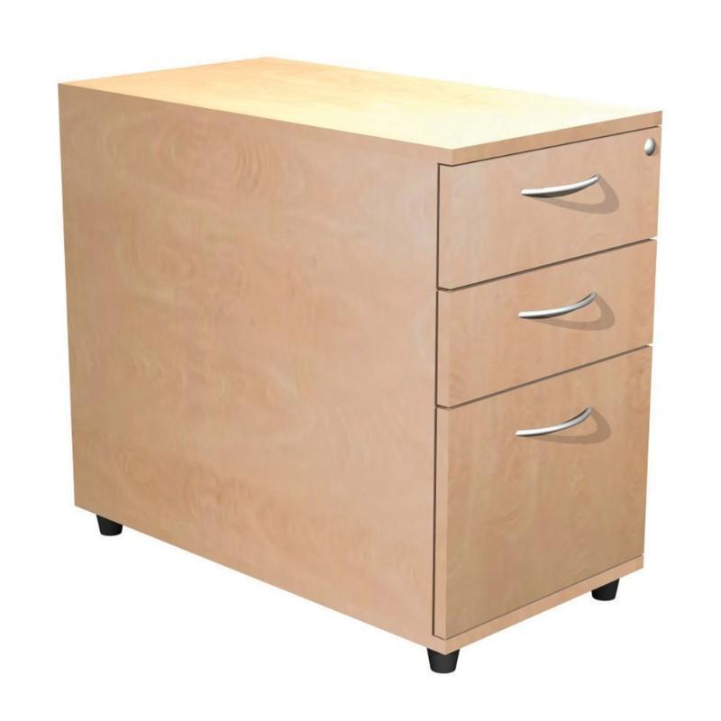 pedestal 3 Drawer / 800mm Alpine Heavy Duty Desk Height Pedestal 3 Drawer / 800mm
