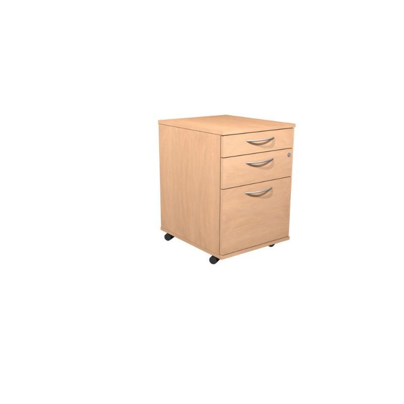 pedestal 3 Drawer Alpine Standard Contract Mobile Pedestal 3 Drawer