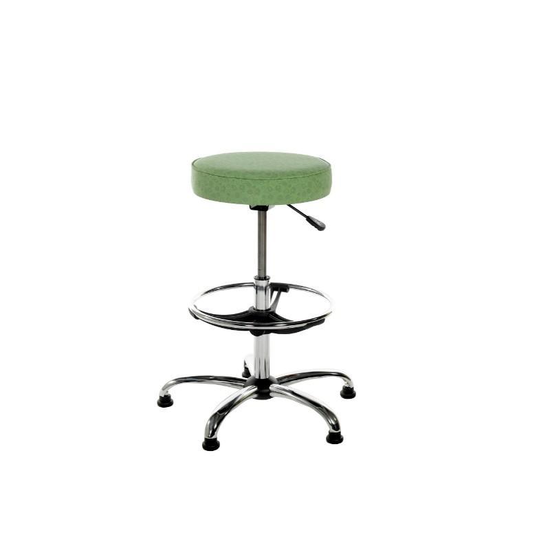 Stool Leyton Plus Round IT Swivel Stool on Glides