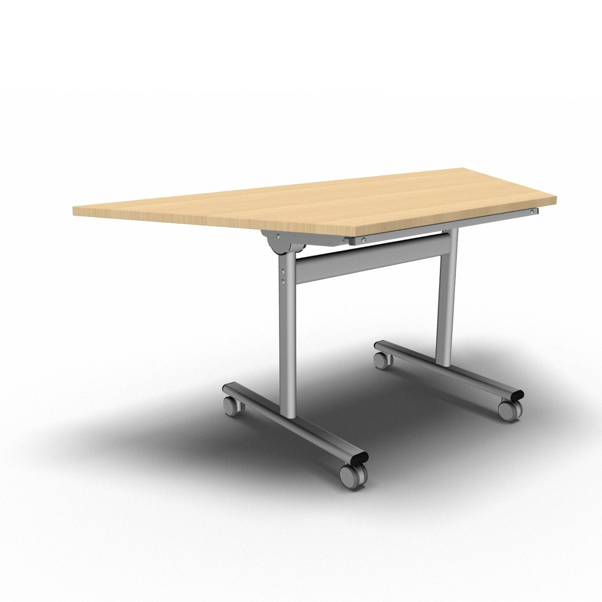 Table 1600 x 800 x 720mm / Trapezoidal / Maple Synergy Flip Top Tables