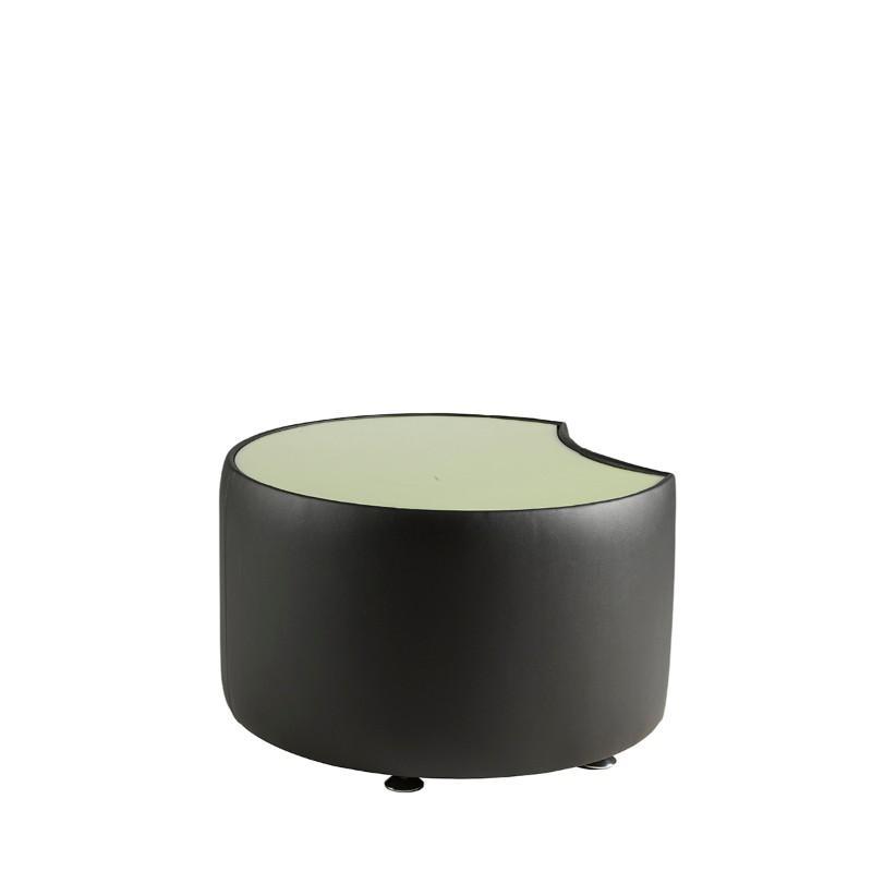 Table Concave Glass Top Table Unit Pudsey Coffee Table