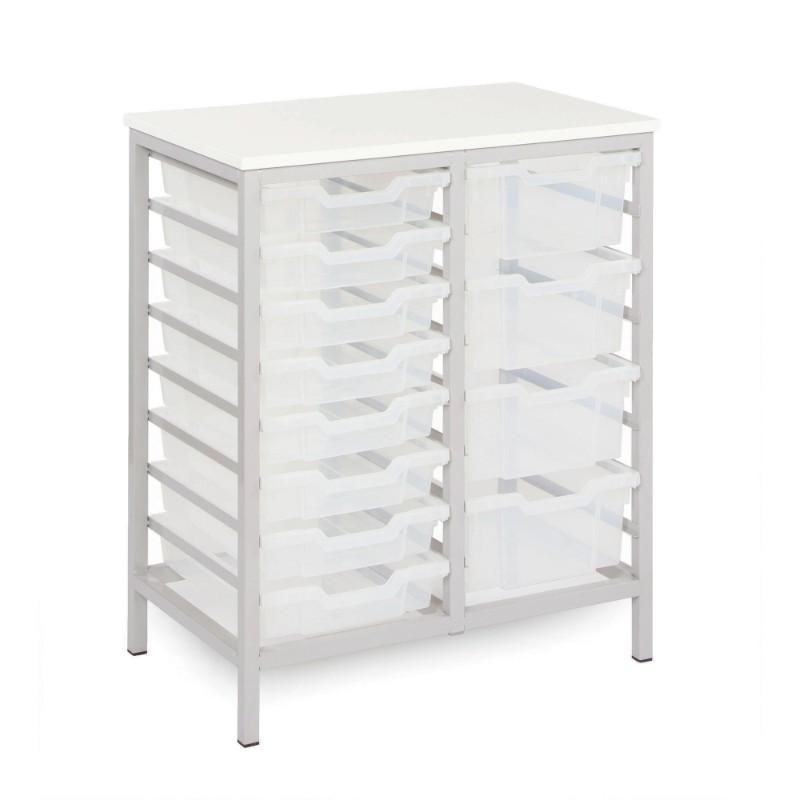 Tray Unit 16 Tray Metal Static Unit