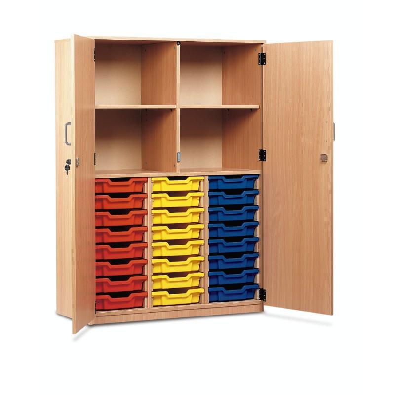 Tray Unit 24 Tray Storage Cupboard
