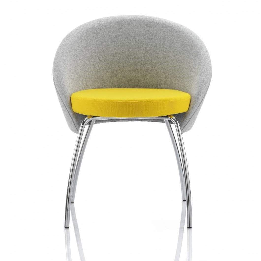 tub style chair 4 Angled Chrome Legs Vision Tub Chair 4 Angled Chrome Legs